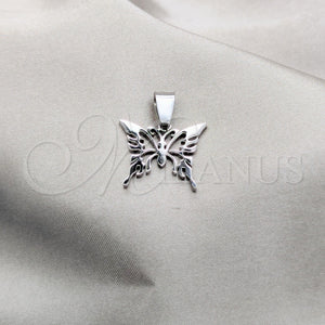Stainless Steel Pendant — Fancy Pendant Butterfly Design Polished 05.63. — main product view — SKU 160491 | Acero Inoxidable dije — elegante Pendant mariposa diseño pulido 05.63. — SKU 160491