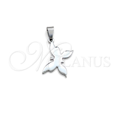 Stainless Steel Fancy Pendant, Butterfly Design, Polished, Steel Finish, 05.63.1194 for wholesale, main product view