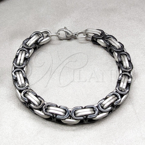 Stainless Steel Solid Bracelet, Polished, Steel Finish, 03.63.22932.09