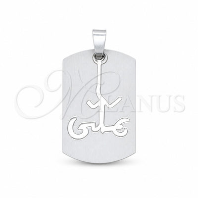 Stainless Steel Fancy Pendant, Polished, Steel Finish, 05.63.1198 for wholesale, main product view