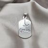 Stainless Steel Fancy Pendant, Polished, Steel Finish, 05.63.1199