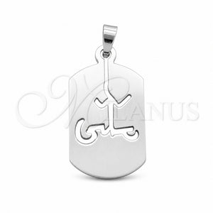 Stainless Steel Fancy Pendant, Polished, Steel Finish, 05.63.1199