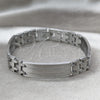 Stainless Steel Solid Bracelet, Polished, Steel Finish, 03.63.22935.08 (11 MM Thickness, 8 Inches Length)
