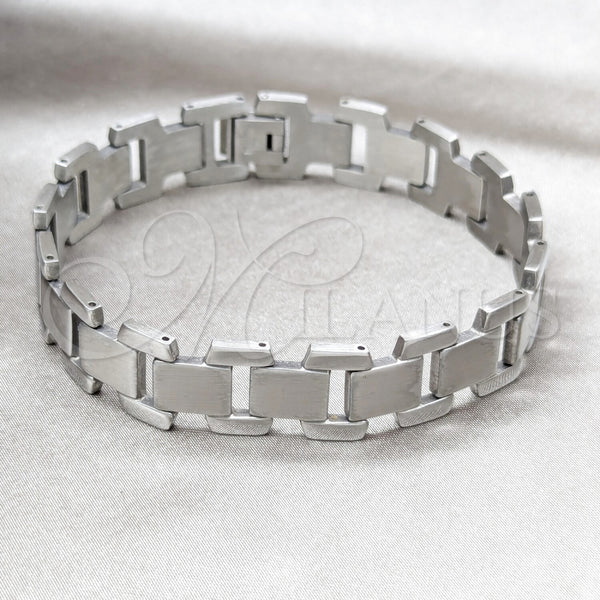 Stainless Steel Solid Bracelet, Polished, Steel Finish, 03.63.22937.08