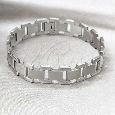 Stainless Steel Solid Bracelet, Polished, Steel Finish, 03.63.22937.08