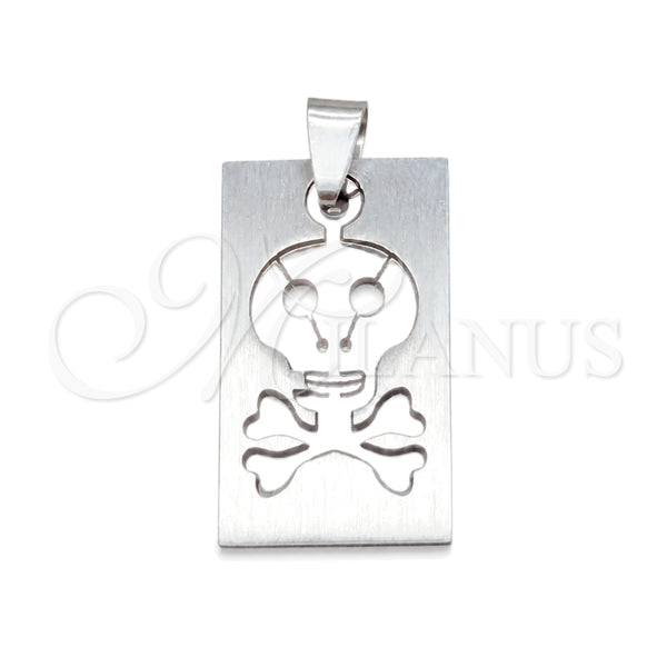 Stainless Steel Pendant — Religious Pendant Skull Design Polished 05.63. — main product view — SKU 160529 | Acero Inoxidable dije — Religious Pendant calavera diseño pulido 05.63. — SKU 160529