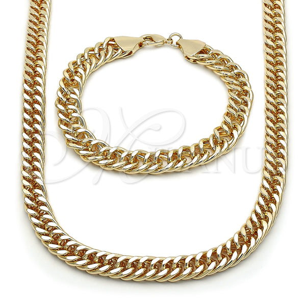 Gold Filled Bracelet — Necklace and Bracelet Polished 06. — main product view — SKU 160540 | Oro Laminado brazalete — Necklace and Bracelet pulido 06. — SKU 160540