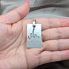 Stainless Steel Fancy Pendant, Polished, Steel Finish, 05.63.1232