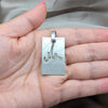 Stainless Steel Fancy Pendant, Polished, Steel Finish, 05.63.1232
