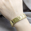 Stainless Steel Solid Bracelet, Polished, Golden Finish, 03.63.22950.08 (16 MM Thickness, 8 Inches Length)