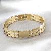 Stainless Steel Solid Bracelet, Polished, Golden Finish, 03.63.22955.08