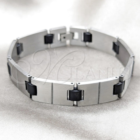 Stainless Steel Solid Bracelet, Polished, Steel Finish, 03.63.22963.08