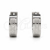 Stainless Steel Huggie Hoop, Polished, Steel Finish, 02.63.2767.10