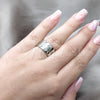Stainless Steel Mens Ring, Polished, Steel Finish, 01.63.0581.07 (Size 7)