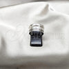 Stainless Steel Mens Ring, Polished, Steel Finish, 01.63.0582.08 (Size 8)