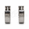 Stainless Steel Huggie Hoop, Polished, Steel Finish, 02.63.2768.10 for wholesale, main product view