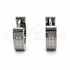 Stainless Steel Huggie Hoop, Polished, Steel Finish, 02.63.2769.10
