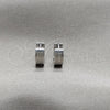 Stainless Steel Huggie Hoop, Star Design, Polished, Steel Finish, 02.63.2770.07