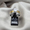 Stainless Steel Elegant Ring, with White Cubic Zirconia, Polished, Steel Finish, 01.63.0593.10 (Size 10)