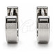 Stainless Steel Huggie Hoop, Skull Design, Polished, Steel Finish, 02.63.2774.10