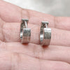 Stainless Steel Huggie Hoop, Scorpion Design, Polished, Steel Finish, 02.63.2776.10