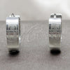 Stainless Steel Huggie Hoop, Scorpion Design, Polished, Steel Finish, 02.63.2776.10