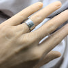 Stainless Steel Mens Ring, Polished, Steel Finish, 01.63.0604.08 (Size 8)
