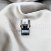 Stainless Steel Mens Ring, Polished, Steel Finish, 01.63.0604.08 (Size 8)