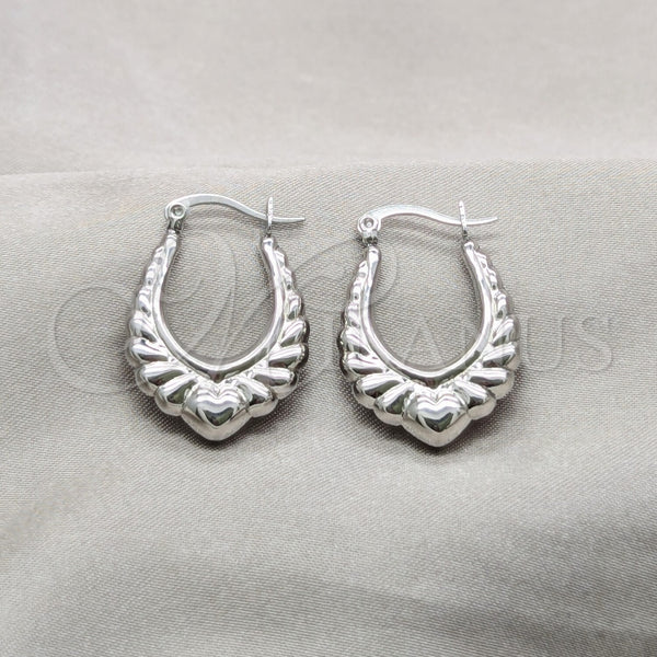 Stainless Steel Small Hoop, Polished, Steel Finish, 02.63.2782.15