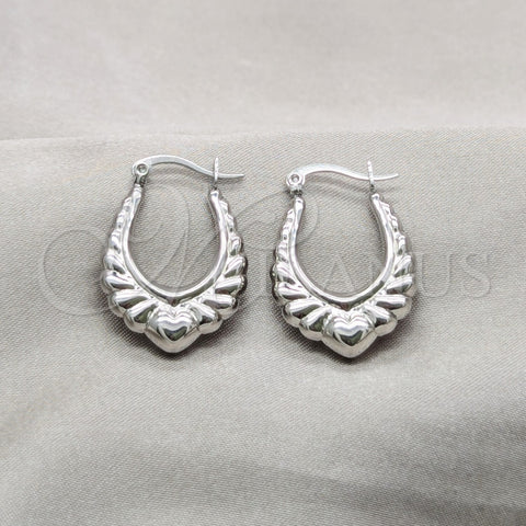 Stainless Steel Small Hoop, Polished, Steel Finish, 02.63.2782.15