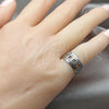 Stainless Steel Mens Ring, Matte Finish, Steel Finish, 01.63.0607.05 (Size 5)