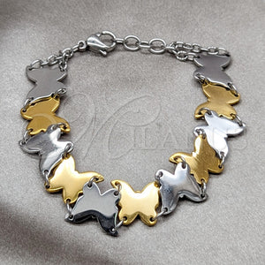 Stainless Steel Bracelet — Fancy Bracelet Polished Two Tone 03.63. 12 MM — main product view — SKU 160672 | Acero Inoxidable brazalete — elegante Bracelet pulido Two Tone 03.63. 12 MM — SKU 160672