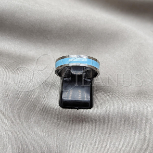 Stainless Steel Ring — Mens Ring Multicolor Enamel 01.63. Size 8 — main product view — SKU 160686 | Acero Inoxidable anillo — para hombre Ring Multicolor Enamel 01.63. Size 8 — SKU 160686