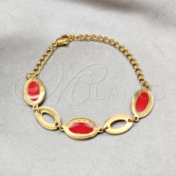 Stainless Steel Fancy Bracelet, Polished, Golden Finish, 03.63.22115.07