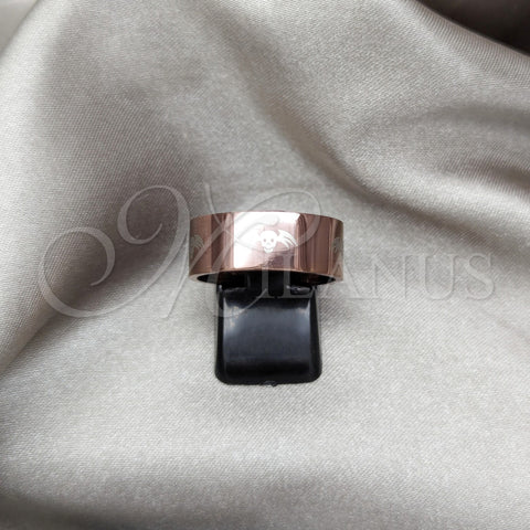 Stainless Steel Mens Ring, Feet Design, Polished, Steel Finish, 01.63.0611.13 (Size 13)
