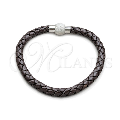 Stainless Steel Basic Bracelet, Polished, Steel Finish, 03.63.22142.08 (06 MM Thickness, 8 Inches Length) for wholesale, main product view