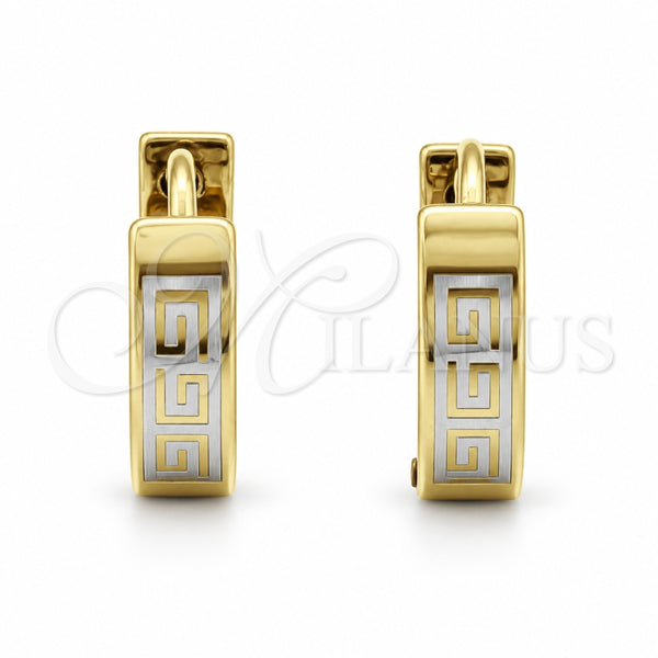 Stainless Steel Huggie Hoop, Polished, Golden Finish, 02.63.2820.10