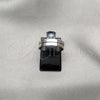 Stainless Steel Mens Ring, Cross and Dolphin Design, Polished, Steel Finish, 01.63.0618.08 (Size 8)