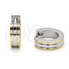Stainless Steel Huggie Hoop, Polished, Steel Finish, 02.63.2822.10