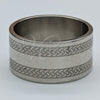Stainless Steel Mens Ring, Polished, Steel Finish, 01.63.0632.07 (Size 7)