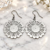 Stainless Steel Long Earring, Heart Design, Polished, Steel Finish, 02.63.2842