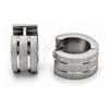 Stainless Steel Huggie Hoop, Polished, Steel Finish, 02.63.2846.10