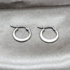 Stainless Steel Small Hoop, Polished, Steel Finish, 02.63.2847.10