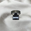 Stainless Steel Mens Ring, Double Design, Black Enamel Finish, Steel Finish, 01.63.0640.08 (Size 8)
