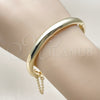 Oro Laminado Individual Bangle, Gold Filled Style Polished, Golden Finish, 07.185.0020.05 (Thickness, Size 5 (2.50 Diameter))
