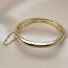 Oro Laminado Individual Bangle, Gold Filled Style Polished, Golden Finish, 07.185.0020.05 (Thickness, Size 5 (2.50 Diameter))