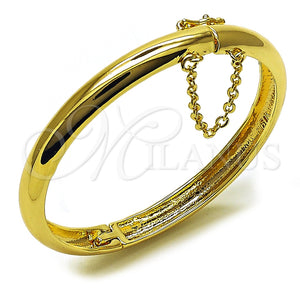 Oro Laminado Individual Bangle, Gold Filled Style Polished, Golden Finish, 07.185.0020.05 (Thickness, Size 5 (2.50 Diameter))