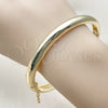 Oro Laminado Individual Bangle, Gold Filled Style Polished, Golden Finish, 07.185.0020.06 (Thickness, Size 6 (2.75 Diameter))