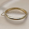 Oro Laminado Individual Bangle, Gold Filled Style Polished, Golden Finish, 07.185.0020.06 (Thickness, Size 6 (2.75 Diameter))