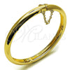 Oro Laminado Individual Bangle, Gold Filled Style Polished, Golden Finish, 07.185.0020.06 (Thickness, Size 6 (2.75 Diameter))